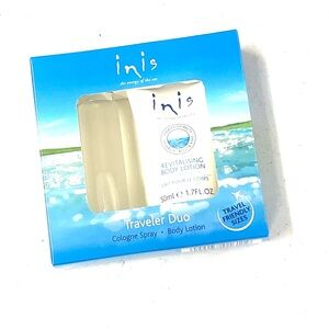 Inis Traveler Duo Revitalising Body Lotion - White